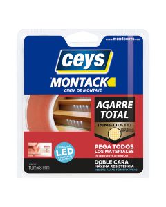 Ceys montack cinta leds 10m x 8mm 507218