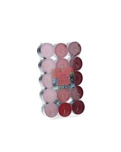 Pack 30 unid. velas con aroma frutos-rojos 3,7cm magic lights