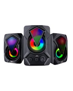 Altavoces gaming luz rgb no fear