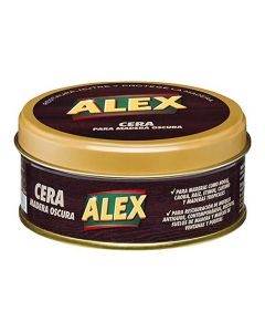 Cera alex oscura lata para madera 250 gr