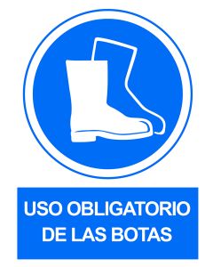 SEÑAL OBLIGATORIA USO BOTAS SO801