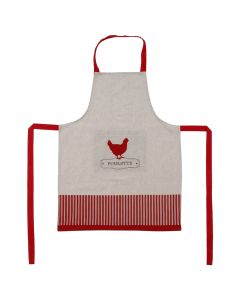 Delantal gourmet modelo poulette 60x80cm