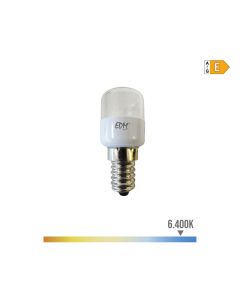 Bombilla tubular (frigorifico) led e14 0,5w 55lm 6400k luz fria ø2,6x6cm