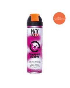 Pintura en spray pintyplus tech marcador eventos 650cc naranja t143