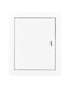 Tapa de registro rectangular empotrable acero blanco 20x25cm