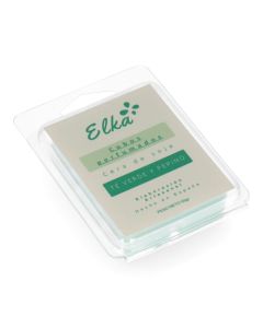 Ambientadores 6 cubos aroma te verde y pepino cera de soja natural elka