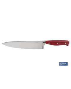 CUCHILLO COCINA HOJA 20cm  MODELO AGUACEJO ROJO COFAN