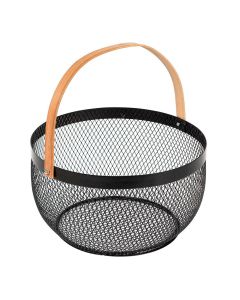 Cesta de malla retro ø29cm colección 'noir kitchen'