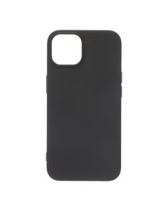 Carcasa negra de plástico soft touch para iphone 14