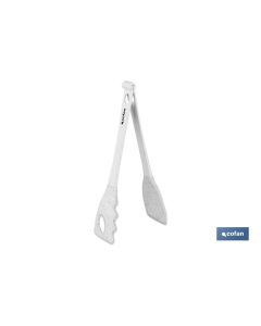 PINZAS DE NYLON Y SILICONA BLANCA MODELO BACH 28 CM COFAN