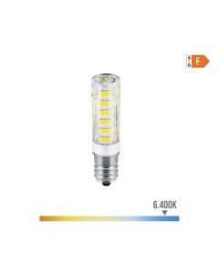 Bombilla tubular de led e14 4,5w 450lm 6400k luz fria ø1,6x6,6cm edm