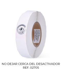 Pack 2000 etiquetas 2933 tamper ø3,3cm imagen candado 10103110 checkpoint