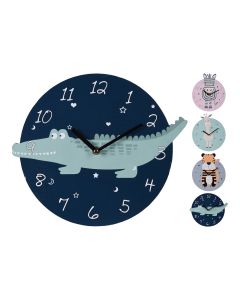 Reloj pared ø26cm infantil modelos surtidos