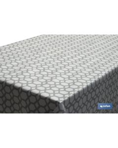 ROLLO MANTEL ANTIMANCHAS 1,40 x 25m 50% ALG50% PVC. HEXAGONOS COFAN