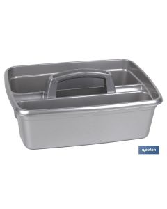 ORGANIZADOR DE LIMPIEZA  COLOR GRIS  39.5X29X16cm venta unitaria COFAN