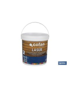 LASUR PROTECTOR AL AGUA PARA MADERA MATE PALISANDRO 4 L COFAN