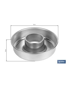 MOLDE ROSCO  ALUMINIO 28cm venta unitaria COFAN