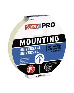 Cinta doble cara mounting pro universal. 5m x 19mm 66958 tesa