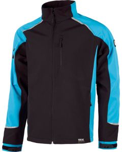 CHAQUETA WORKSHELL S9498 NGR/AZUL T-XL