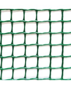 Rollo de malla ligera cadrinet color verde 1x25m cuadro: 10x10mm, faura.