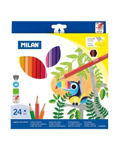 Pack con 24 lapices de colores milan