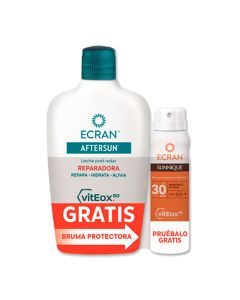 Leche aftersun 400 ml + bruma f30 75 ml de regalo