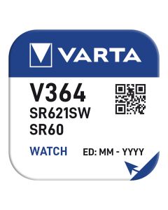 Micro pila de boton varta sr60 - v364 1,55v (blister 1 unid.) ø6,8x2,15mm