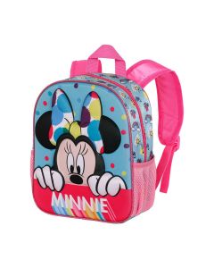 Mochila 3d pequeña minnie mouse house. 8,5 l. karactermania