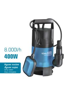 Bomba sumergible aguas sucias 400w