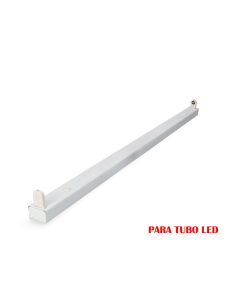 Regleta fluorescente para tubo de led 1x18w (eq. 36w) 220v 123cm edm