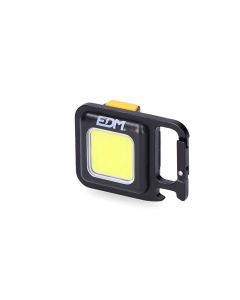 Linterna llavero multifuncional cob 6 w, medida 45 x 21,5 x 62 mm