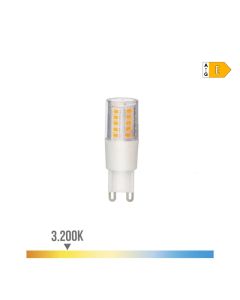 Bombilla g9 led 5.5w 650lm 3200k luz calida base ceramica ø1,8x5,4cm edm