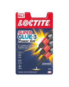 Loctite mini trio power flex 3x1g 2640066 super glue