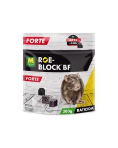 Raticida roe-block forte bf 300g 231627 massó