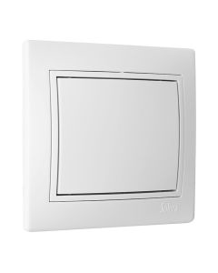 Tapa ciega de empotrar blanco serie europa solera erp75u