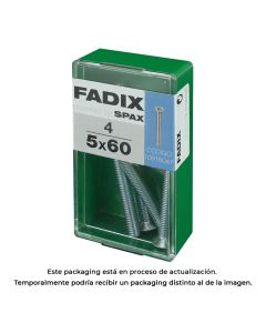 Caja s 4 unid. tornillo metrica cp m 5x60mm fadix