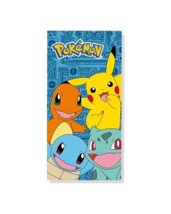 Toalla playa algodon 300g 70 x 140cm pokemon