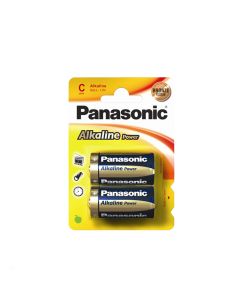 Pila alkalina panasonic bronze c - lr14 1,5v (blister 2 unid.) ø26,2x50mm