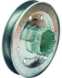 POLEA METALICA C/ESPIGA PR19 180MM ZN