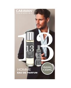 Estuche eau de parfum caravan nº 13, 150 + 30 ml señor