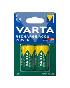 Pila varta recargable accu power c - lr14 3000ma (blister 2 unid.) ø26,2x50mm