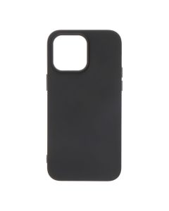 Carcasa negra de plástico soft touch para iphone 14 pro max