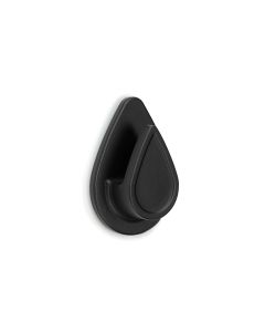 Colgador resistente al agua "gota" negro mate 2193-3 inofix