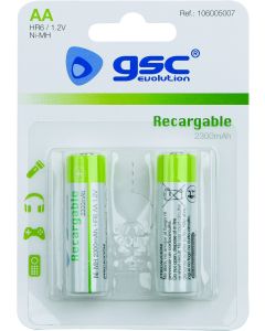 PILA RECARGABLE GSCHR06 (AA)2300MAH B(2)