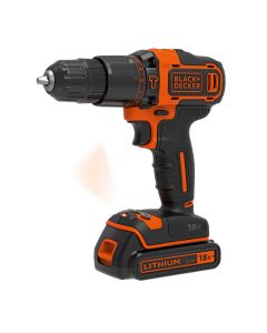 Taladro percutor 18v bdchd18kb-qw black+decker