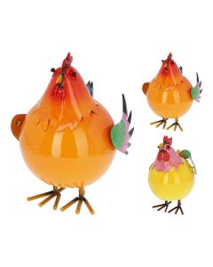 Gallo - gallina de metal modelos variados