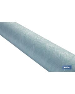 ROLLO DE MANTEL ANTIMANCHAS RESINADO TURQUESA 60 % ALGODÓN, 40 % POLIÉSTER 1,40 X 20 M COFAN