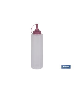 BOTELLA ACEITERA MODELO ALBAHACA 500 ML ROSA PALO 6X23cm venta unitaria COFAN