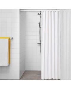 Cortina de baño basic blanca 180 x 180 cm