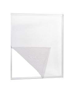 Mosquitera adhesiva blanca 120 x 240 cm, 2 piezas 65 x 240 cm